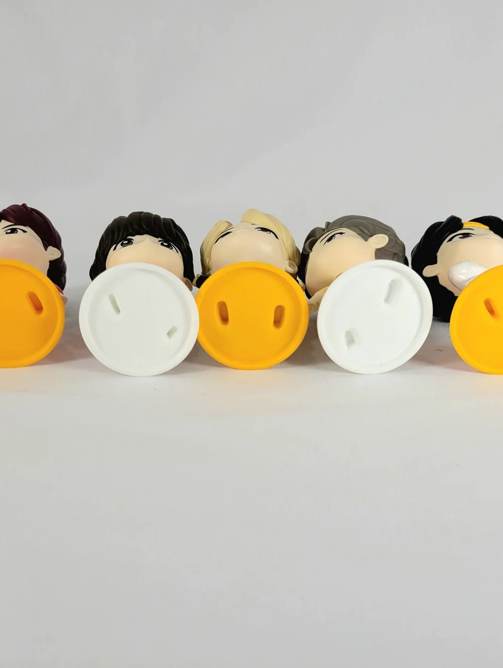 BTS TinyTan Figures McDonald's Happy Meal 2025 Collectible Cake Toppers Lot of 5